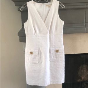 michael kors white floral dress